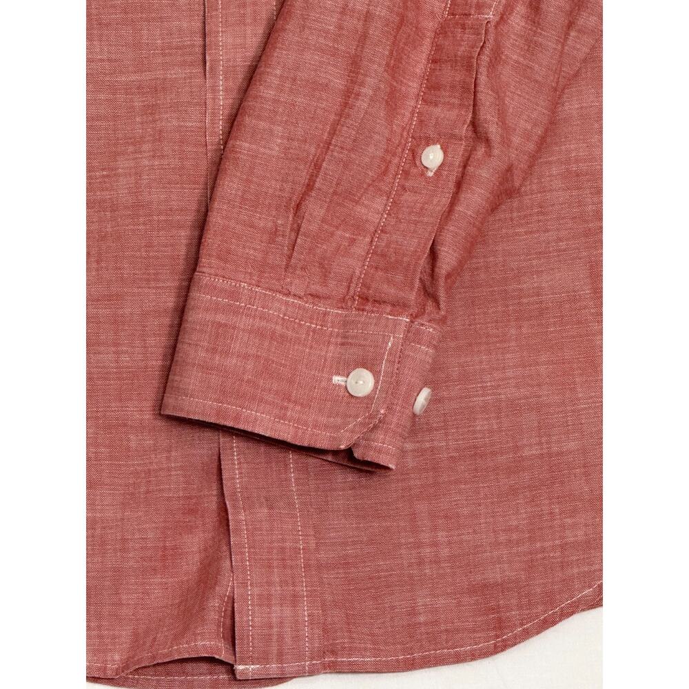 LL Bean Shirt Small - Reg Men Red white Button-Down‎ Traditional Fit pocket - Picture 3 of 6